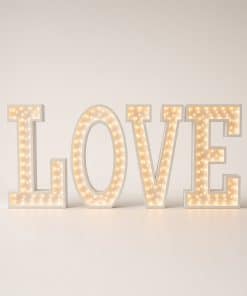 LOVE Letras gigantes luminosas - Aluguer ou compra