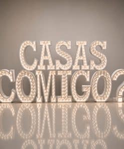 CASAS COMIGO ? Letras luminosas - Aluguer ou compra