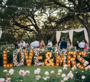 Letras XXL para boda ideias de decoracao.