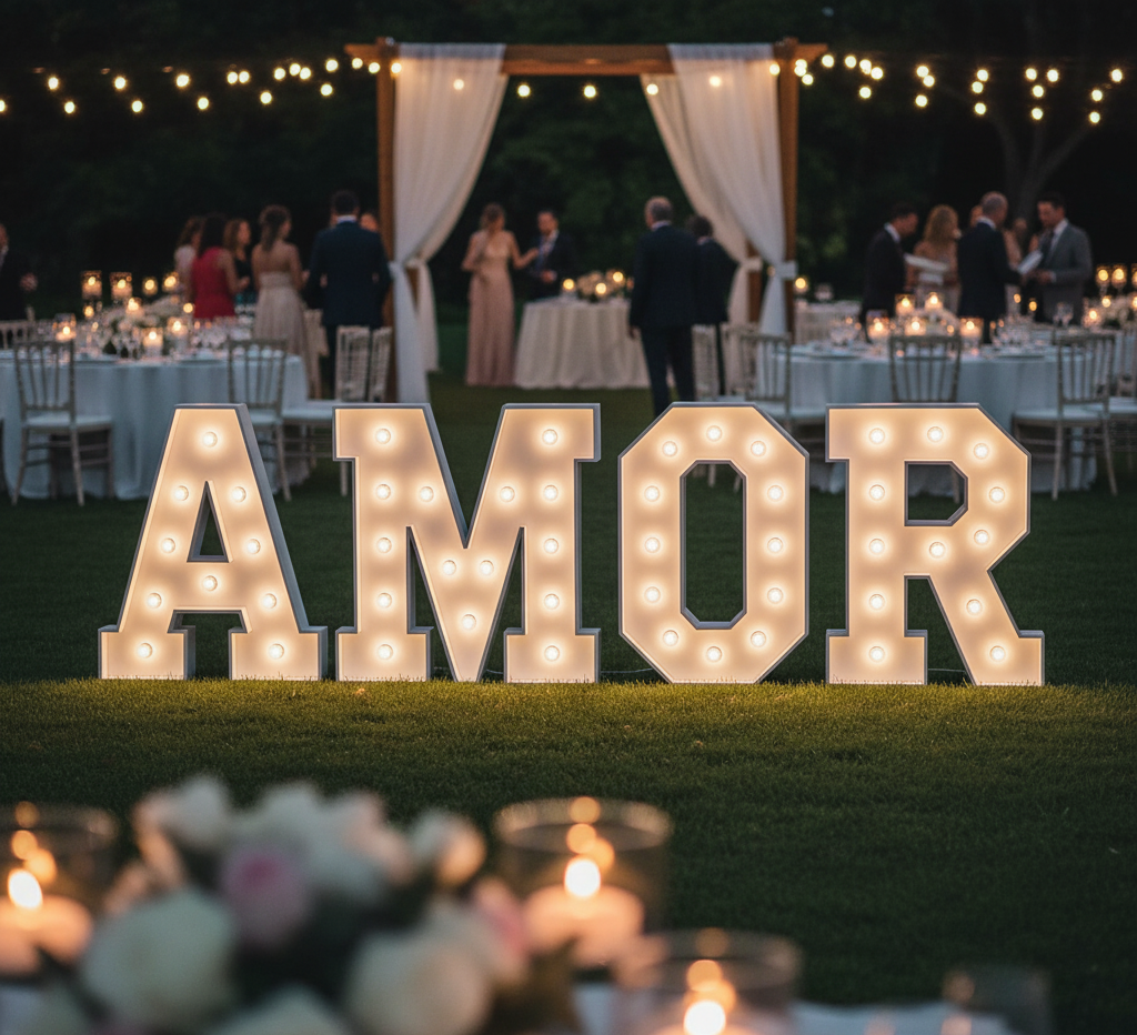 letras para boda amor iluminado.
